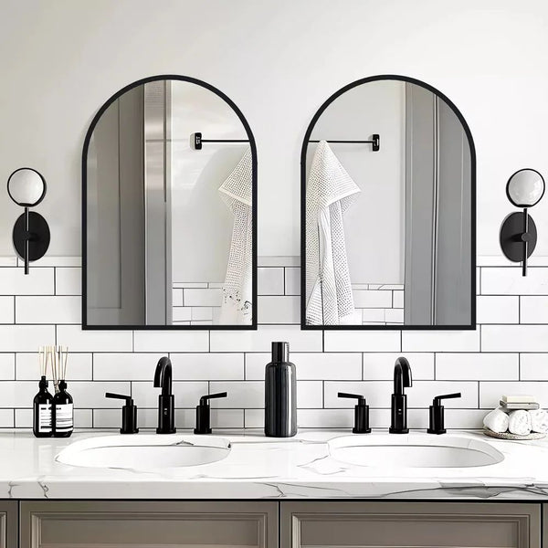 2 miroir salle de bain  porte