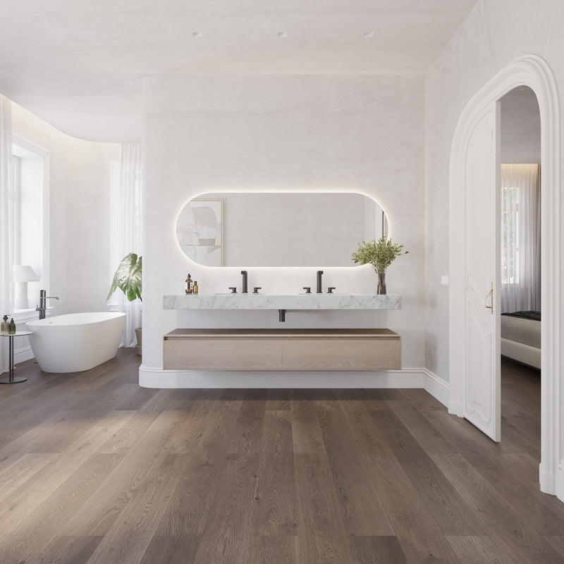 Sagitta Slim - Double vasque murale en Marbre