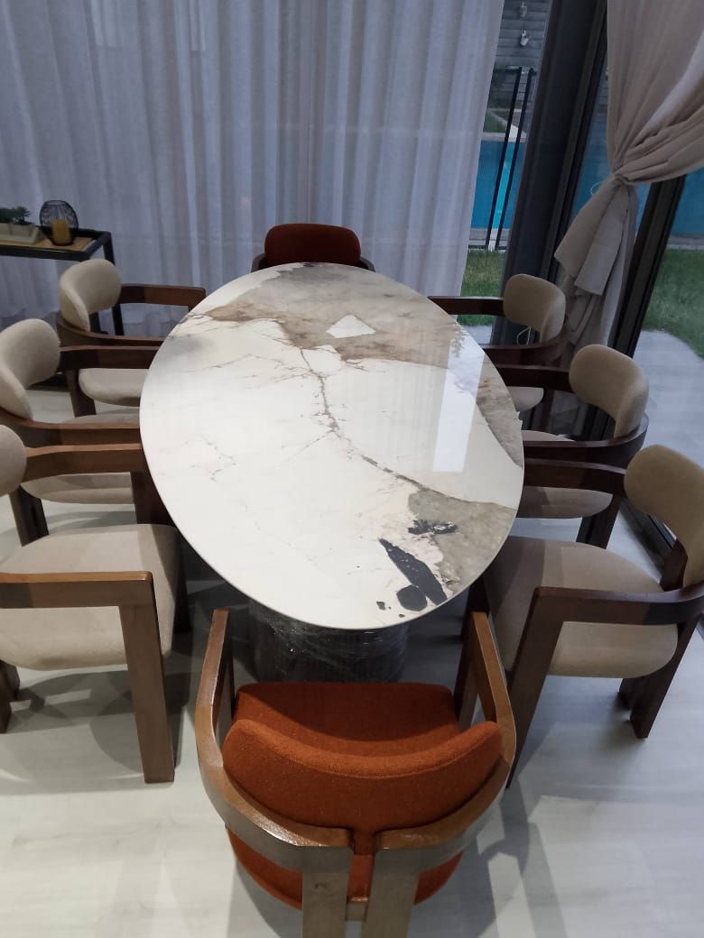 Table à Manger Céramique Prestige 8 chaises Model M