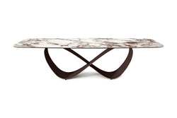 Table en porcelaine papillon