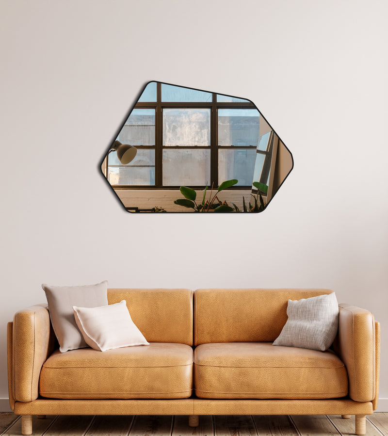 Miroir de salle de bain salon irrégulier