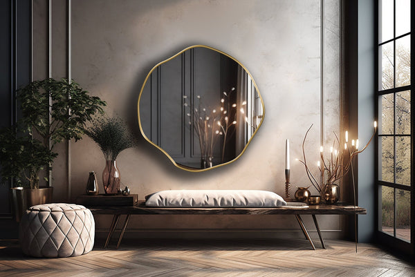 Miroir circulaire asymétrique