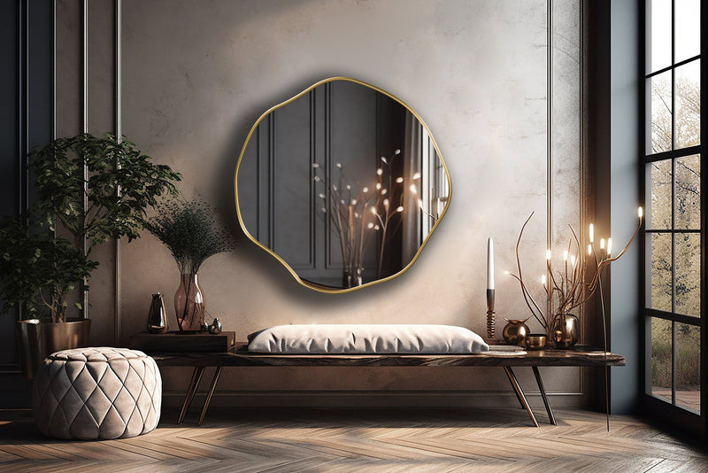 Miroir circulaire asymétrique