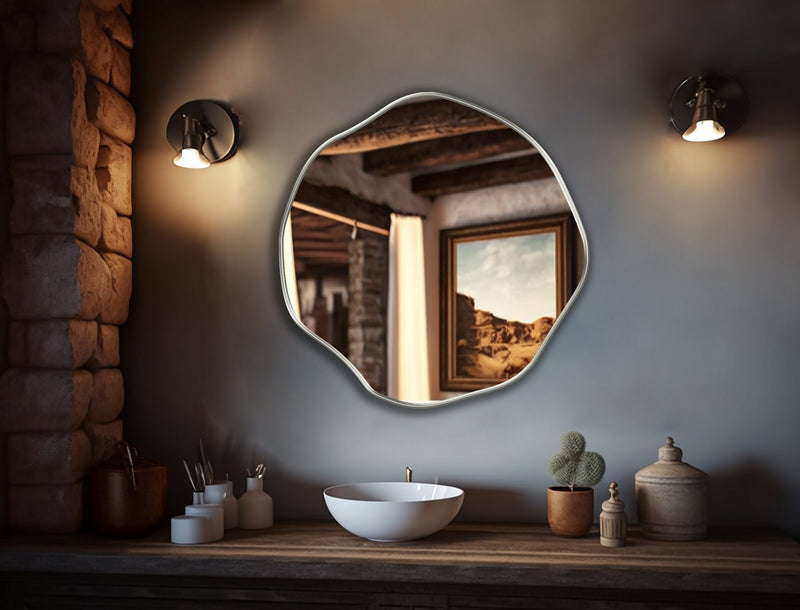 Miroir circulaire asymétrique